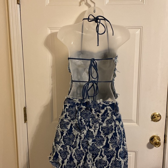 NWT Sexy Two Piece Denim Set - Picture 6 of 8